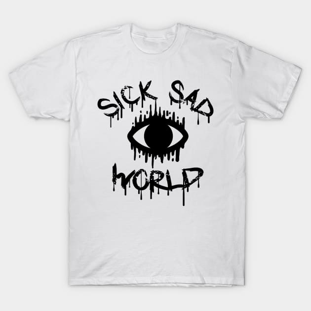 sick sad world - daria T-Shirt by Nwebube parody design